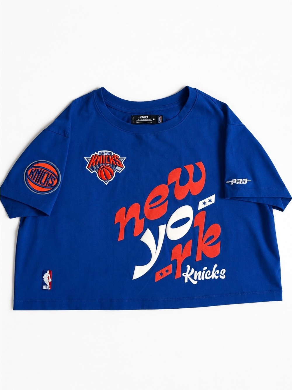 Sold out Pro Standard NY Knicks Wordplay Boxy Tee Blue Women’s M
